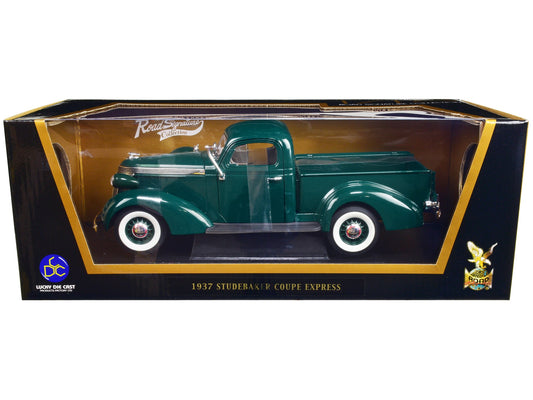 1937 Studebaker Express Pickup Truck Green 1/18 Diecast Model Car