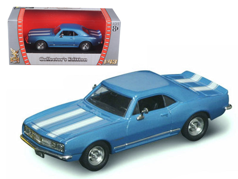 1967 Chevrolet Camaro Z-28 Blue 1/43 Diecast Model Car