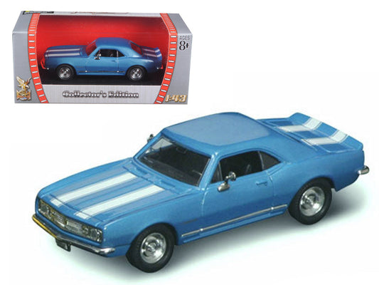 1967 Chevrolet Camaro Z-28 Blue 1/43 Diecast Model Car