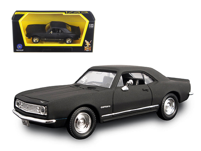 1967 Chevrolet Camaro Z28 Matt Black 1/43 Diecast Model Car