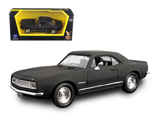 1967 Chevrolet Camaro Z28 Matt Black 1/43 Diecast Model Car