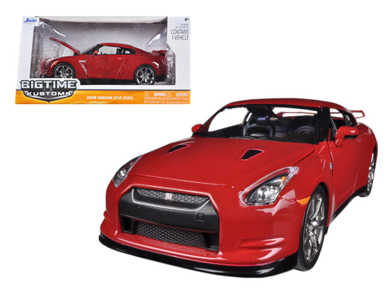 2009 Nissan GT-R R35 Red 1/24 Diecast Car Model