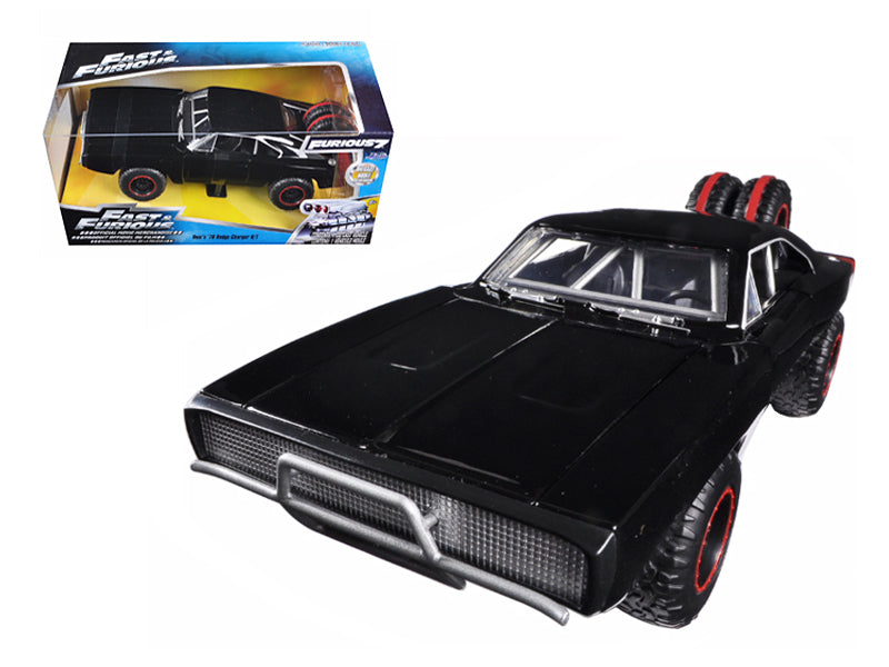 Dom's 1970 Dodge Charger R/T Off Road Version "Fast & Furious 7" Movie 1/24 Diecast Model Car