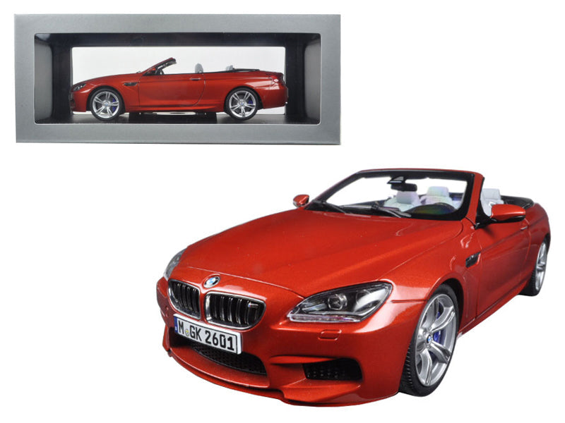 BMW M6 F12M Convertible Sakhir Orange 1/18 Diecast Model Car