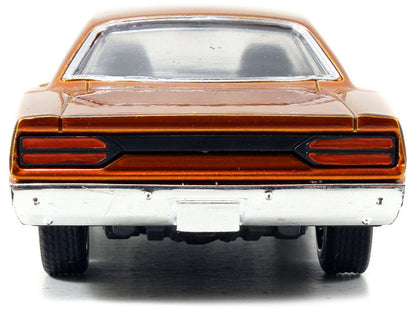 Dom's Plymouth Road Runner Orange Metallic with Matt Black Hood "Fast & Furious" Series 1/32 Diecast Model Car