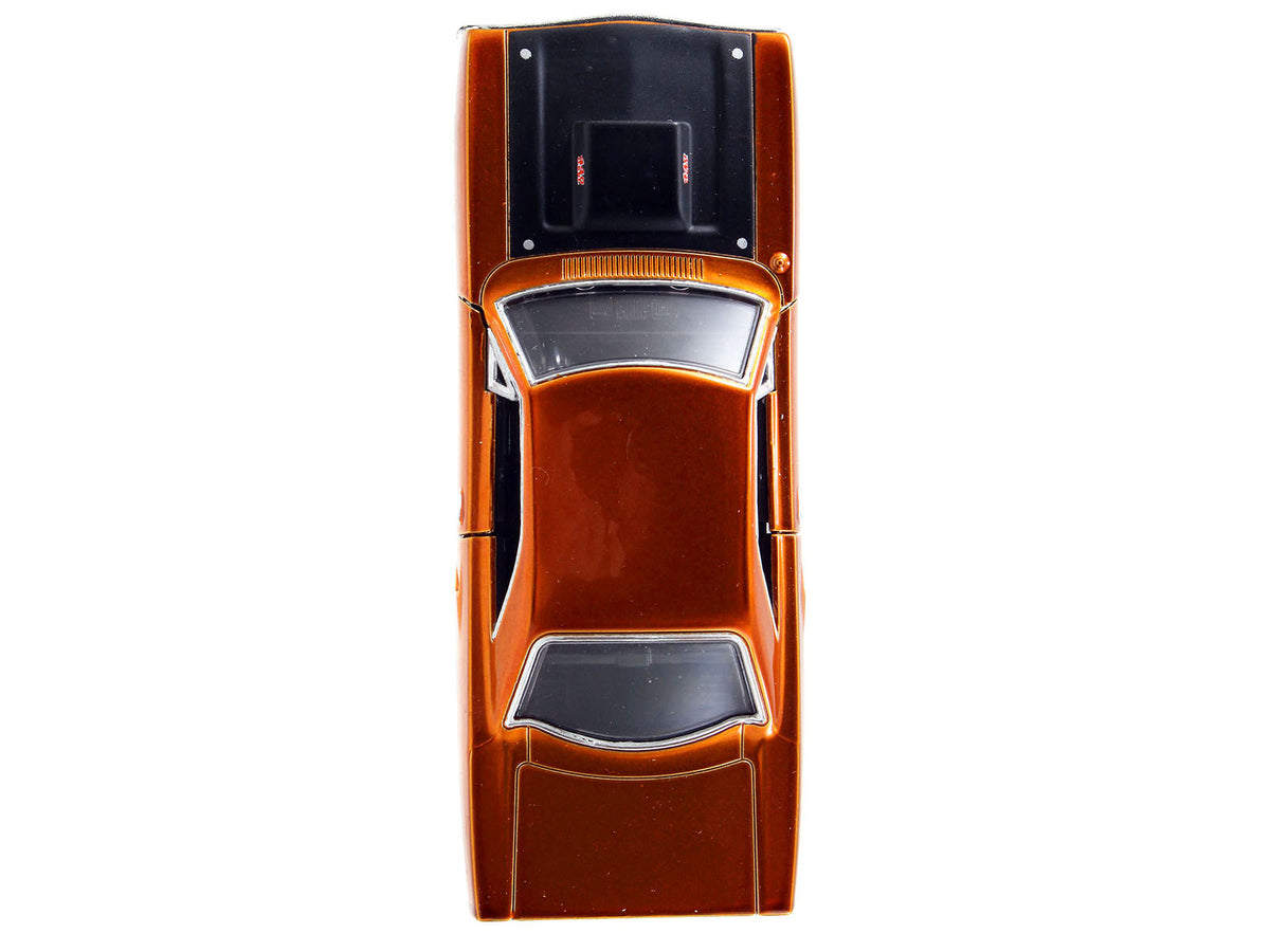 Dom's Plymouth Road Runner Orange Metallic with Matt Black Hood "Fast & Furious" Series 1/32 Diecast Model Car