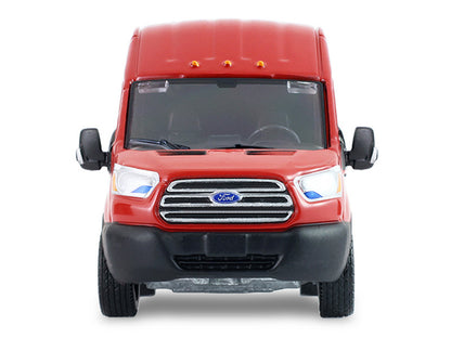 2019 Ford Transit LWB High Roof Van "Hobby Shop Auto Mechanic - Mobile Mechanic" Red with Car Jack and Battery "The Hobby Shop" Series 17 1/64 Diecast Model Car