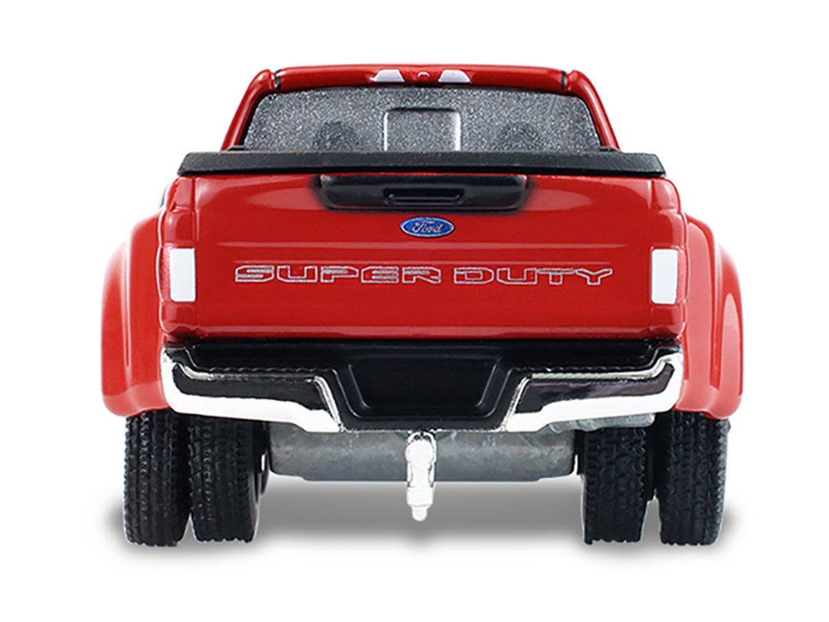 2022 Ford F-450 Dually Pickup Truck "Hobby Shop Auto Mechanic" Red with Mechanic Figure "The Hobby Shop" Series 17 1/64 Diecast Model Car