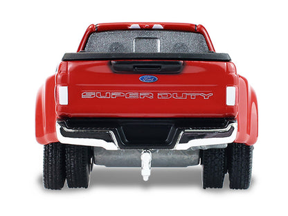 2022 Ford F-450 Dually Pickup Truck "Hobby Shop Auto Mechanic" Red with Mechanic Figure "The Hobby Shop" Series 17 1/64 Diecast Model Car