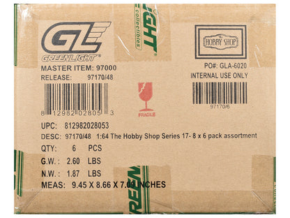 "The Hobby Shop" Series 17 Set of 6 pieces 1/64 Diecast Model Cars