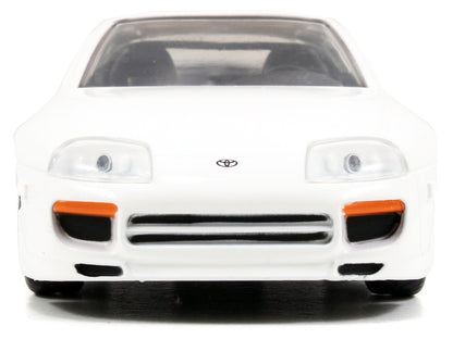 Brian's Toyota Supra White "Fast & Furious 7" (2015) Movie "25 Years of Fast & Furious" Series 1/32 Diecast Model Car