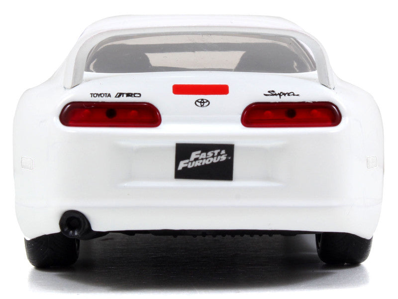 Brian's Toyota Supra White "Fast & Furious 7" (2015) Movie "25 Years of Fast & Furious" Series 1/32 Diecast Model Car