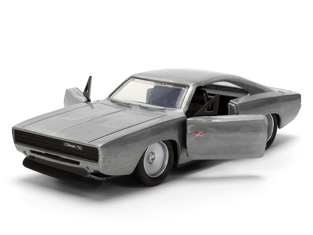 Dom's Dodge Charger R/T Raw Metal "Fast & Furious 7" (2015) Movie 1/32 Diecast Model Car