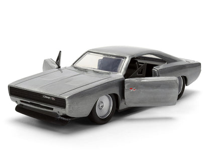 Dom's Dodge Charger R/T Raw Metal "Fast & Furious 7" (2015) Movie 1/32 Diecast Model Car