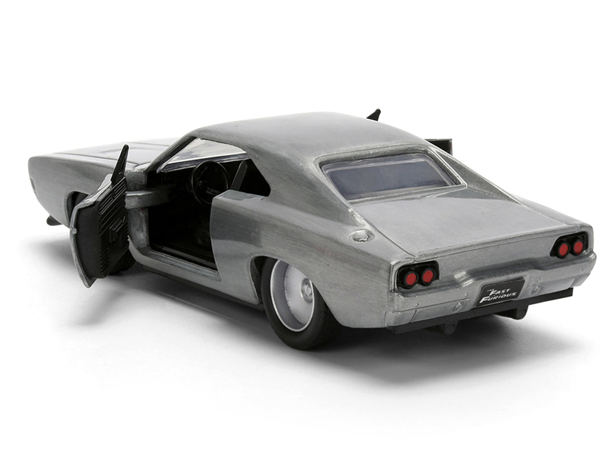 Dom's Dodge Charger R/T Raw Metal "Fast & Furious 7" (2015) Movie 1/32 Diecast Model Car