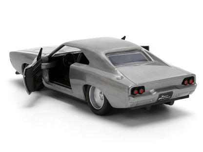 Dom's Dodge Charger R/T Raw Metal "Fast & Furious 7" (2015) Movie 1/32 Diecast Model Car