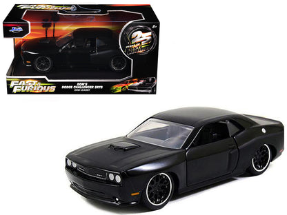 Dom's Dodge Challenger SRT8 Black "Fast & Furious" Movie 1/32 Diecast Model Car