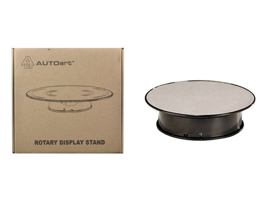 Rotary Display Turn Table 8 Inches with Silver Top 1/43, 1/64, 1/32, 1/24