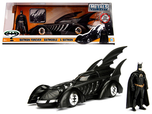 1995 Batman Forever Batmobile with Diecast Batman Figure 1/24 Diecast Model Car