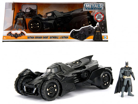 Arkham Knight Batmobile with Batman Diecast Figure 1/24 Diecast Model Car