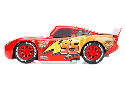 Lightning McQueen #95 Red Disney & Pixar "Cars" Movie "Hollywood Rides" Series Diecast Model Car