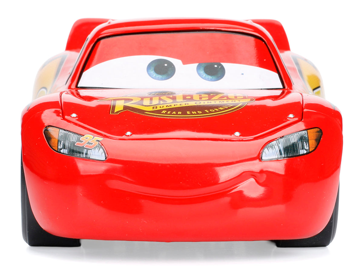 Lightning McQueen #95 Red Disney & Pixar "Cars" Movie "Hollywood Rides" Series Diecast Model Car