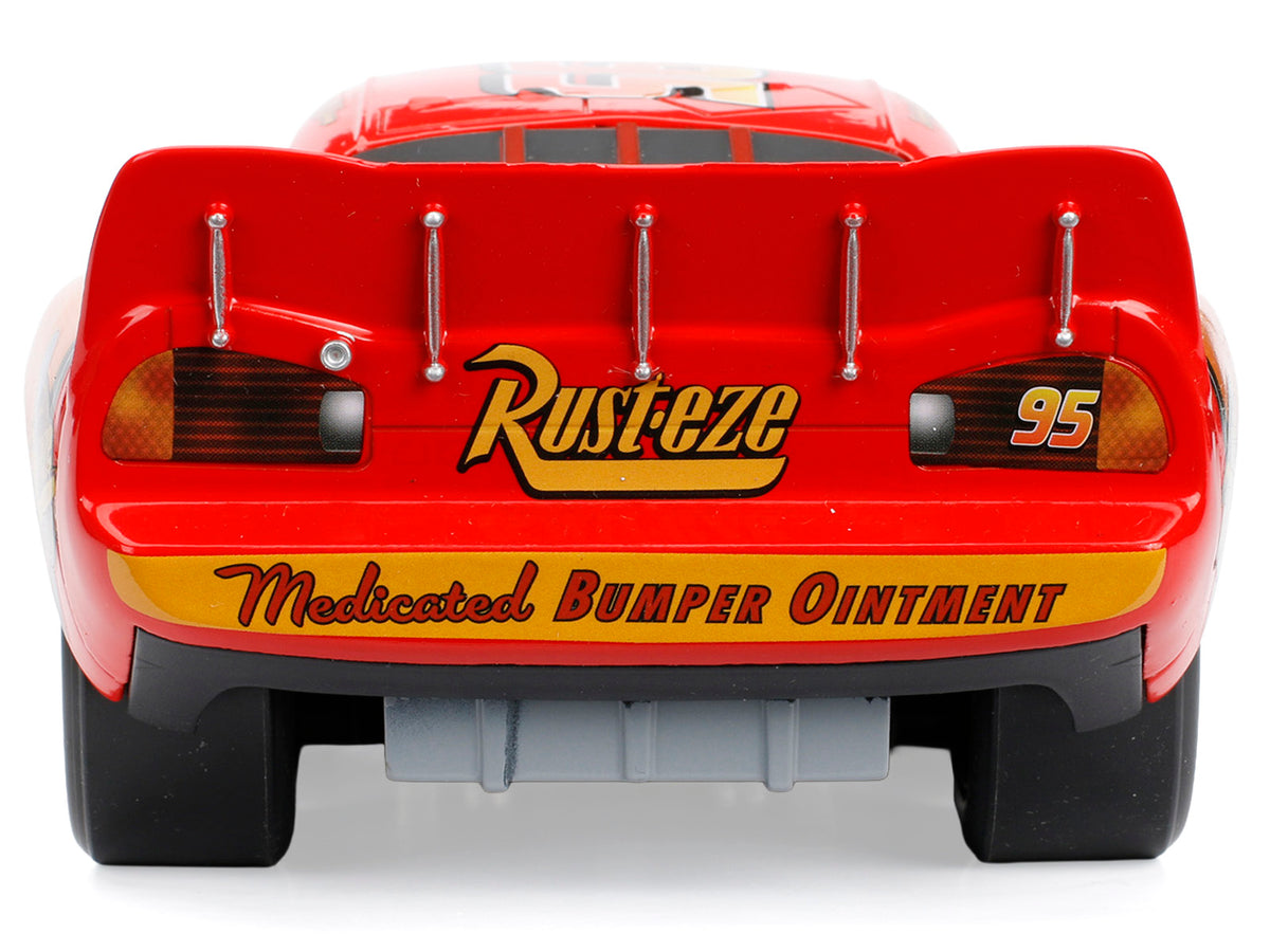 Lightning McQueen #95 Red Disney & Pixar "Cars" Movie "Hollywood Rides" Series Diecast Model Car