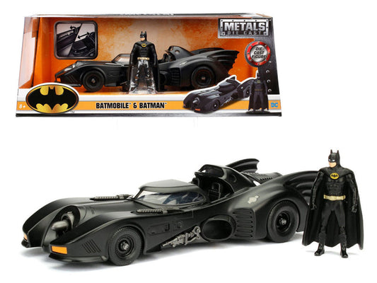 1989 Batmobile with Diecast Batman Figure 1/24 Diecast Model Car