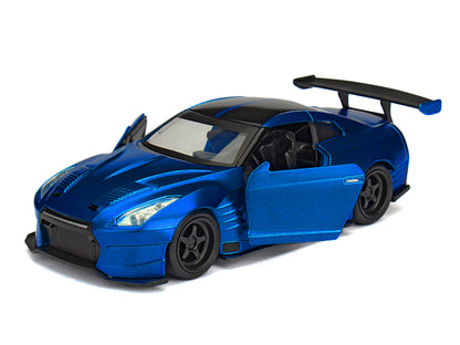 Brian's 2009 Nissan GTR R35 Blue Ben Sopra "Fast & Furious" Movie 1/32 Diecast Model Car