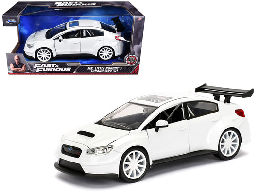Mr. Little Nobody's Subaru WRX STI White "Fast & Furious F8: The Fate of the Furious" Movie 1/24 Diecast Model Car
