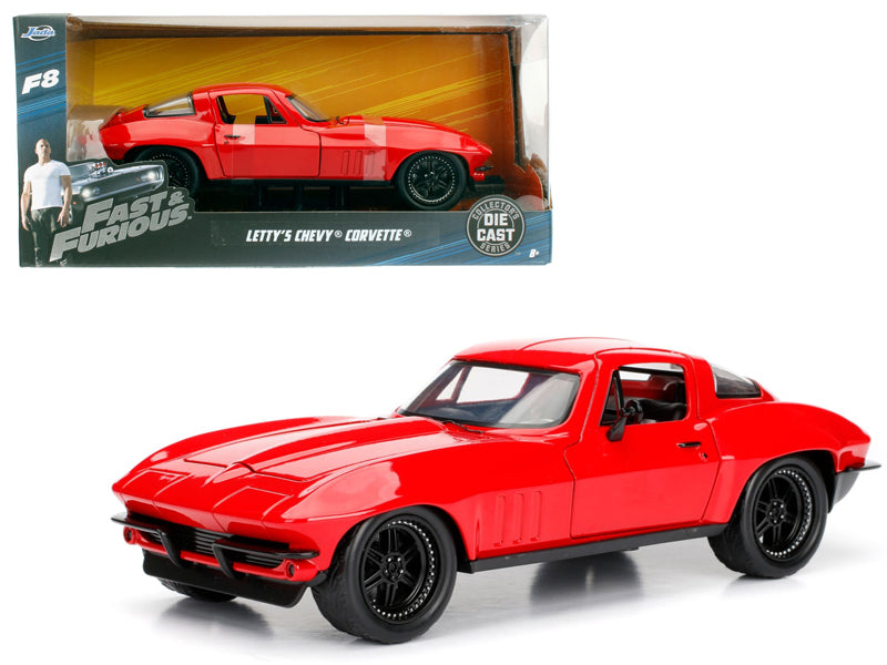 Letty's Chevrolet Corvette Fast & Furious F8 "The Fate of the Furious" Movie 1/24 Diecast Model Car