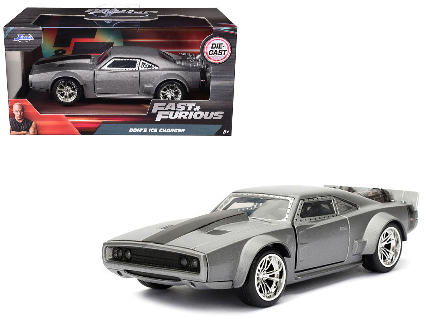 Dom's Ice Charger Fast & Furious F8 "The Fate of the Furious" Movie 1/32 Diecast Model Car