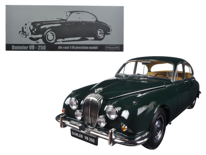1967 Daimler V8-250 British Racing Green Left Hand Drive 1/18 Diecast Model Car