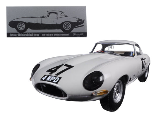 1963 Jaguar Lightweight E-Type #47 "Coombs 4 WPD" 1/18 Diecast Model Car