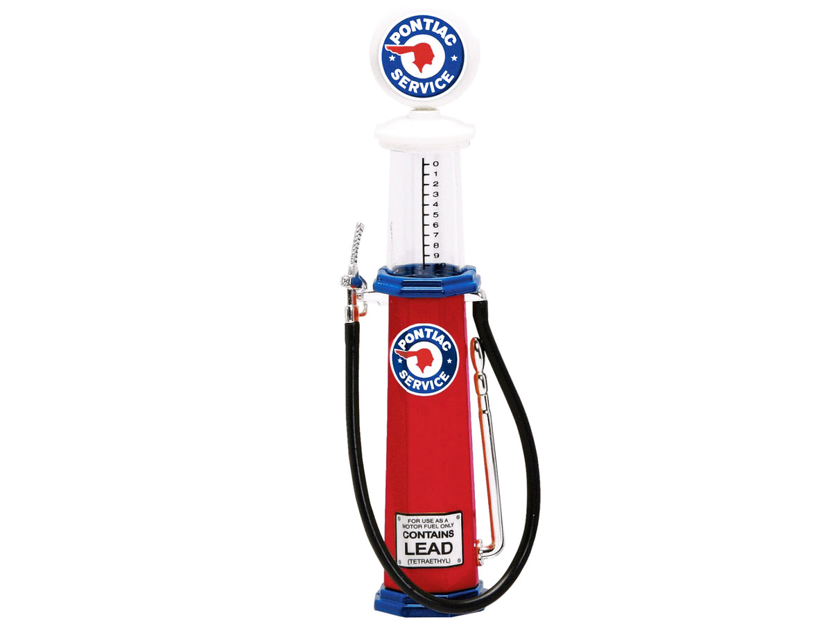 Pontiac Gasoline Vintage Gas Pump Cylinder 1/18 Diecast Replica