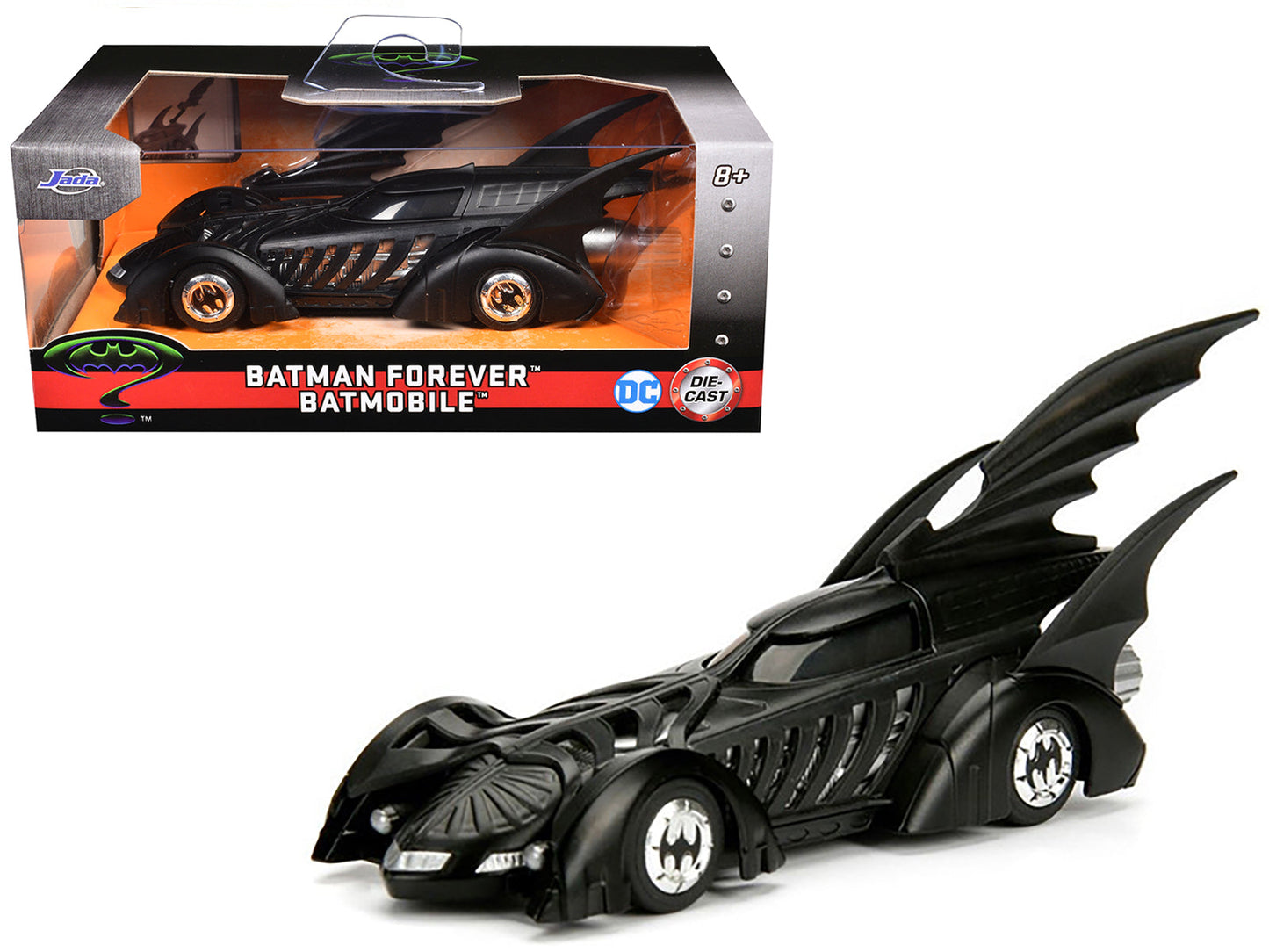 Batmobile Black "Batman Forever" (1995) Movie "Hollywood Rides" Series 1/32 Diecast Model Car