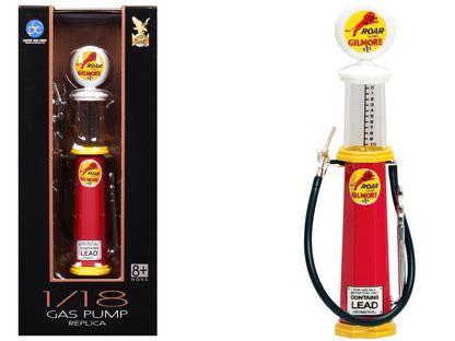 Roar Gilmore Gasoline Vintage Gas Pump Cylinder 1/18 Diecast Replica