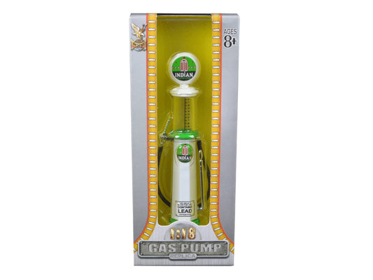 Indian Gasoline Vintage Gas Pump Cylinder 1/18 Diecast Replica