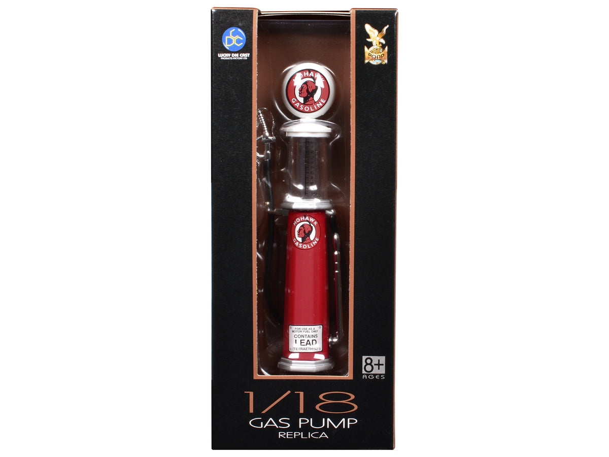 Mohawk Gasoline Vintage Gas Pump Cylinder 1/18 Diecast Replica
