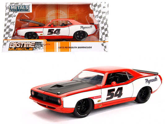 1973 Plymouth Barracuda #54 1/24 Diecast Model Car