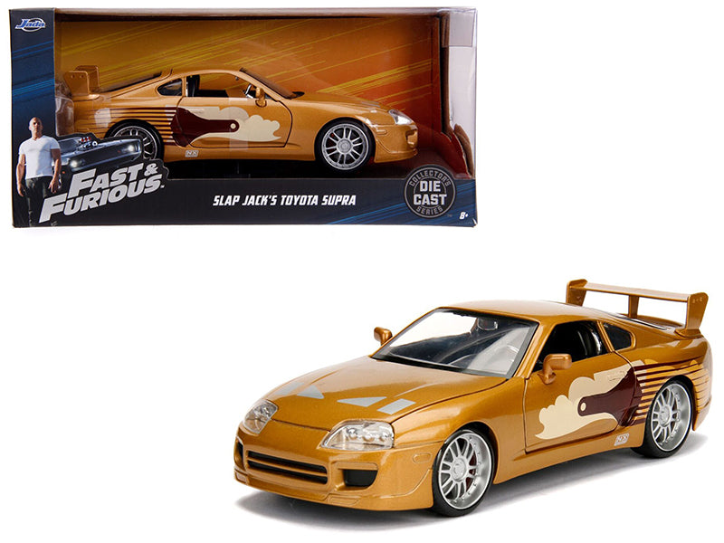 Slap Jack's Toyota Supra Gold "Fast & Furious" Movie 1/24 Diecast Model Car