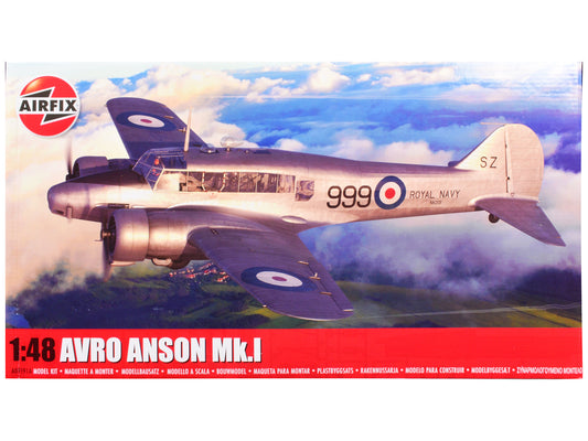 Level 3 Model Kit Avro Anson Mk.I Aircraft with 3 Scheme Options 1/48 Plastic Model Kit