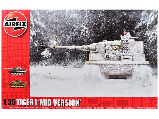 Level 3 Model Kit Tiger I "Mid Version" Tank with 2 Scheme Options 1/35 Plastic Model Kit