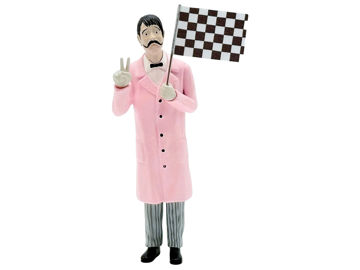 "Dr. Olds" Figure with Flag for 1/18 Scale Models