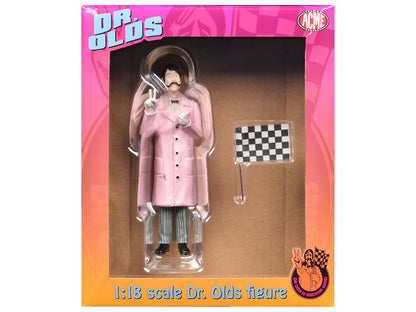 "Dr. Olds" Figure with Flag for 1/18 Scale Models