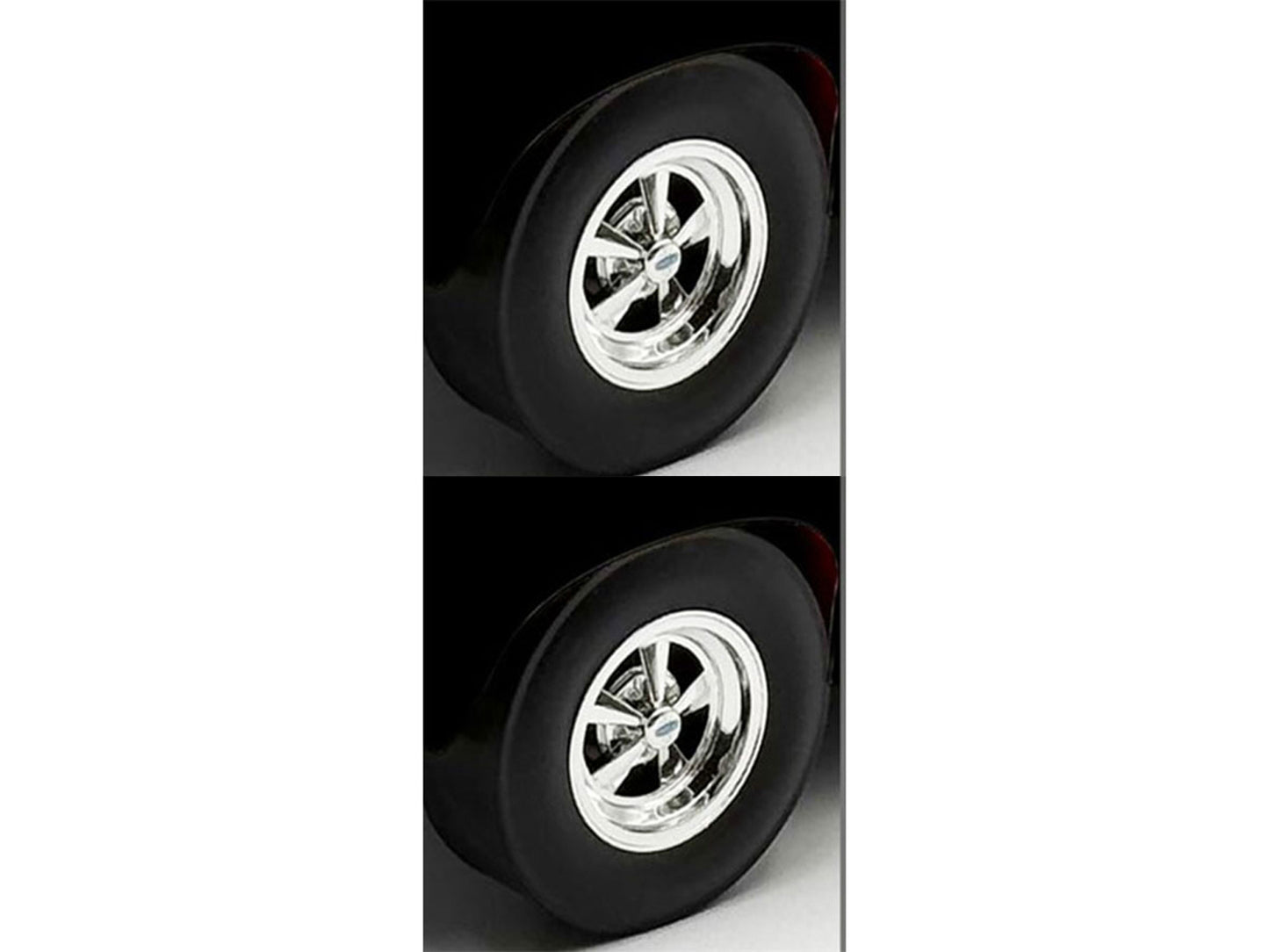 "Cragar" Wheel and Tire Set of 4 pieces from "1970 Pontiac GTO Ram Air IV" for 1/18 Scale Models