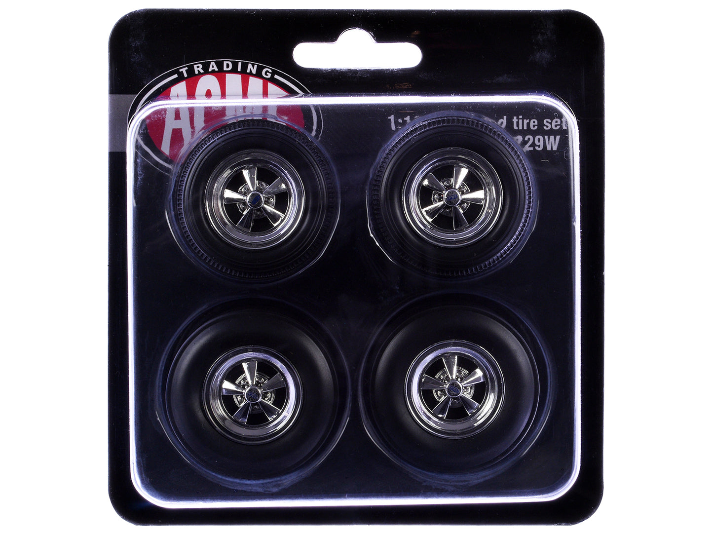 "Cragar" Wheel and Tire Set of 4 pieces from "1970 Pontiac GTO Ram Air IV" for 1/18 Scale Models