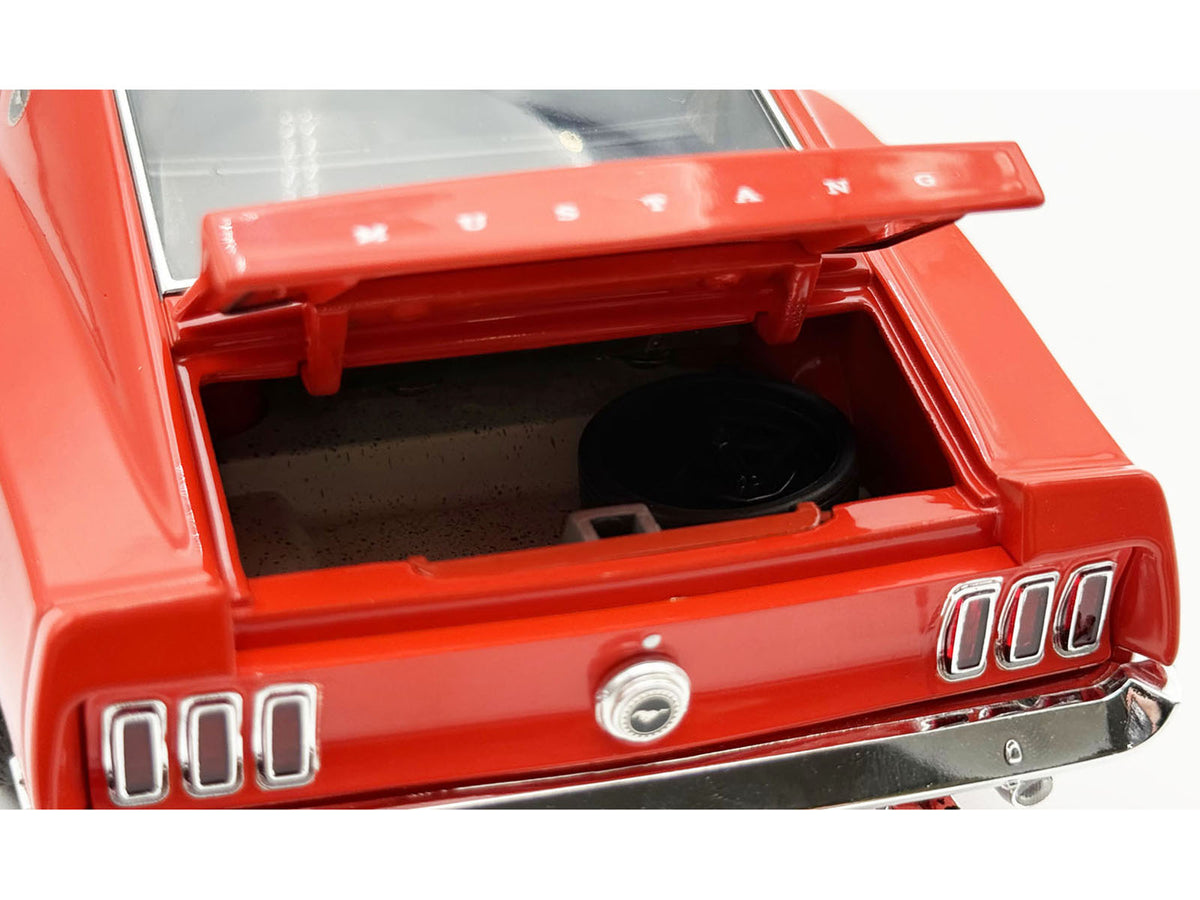 1969 Ford Mustang Limited Edition 600 Flower Power Red Limited Edition to 300 pieces Worldwide 1/18 Diecast Model Car