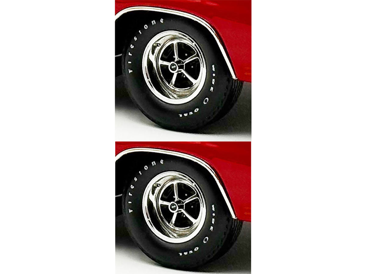 "Super Sport" Wheel and Tire Set of 4 pieces from "1970 Chevrolet Chevelle SS" for 1/18 Scale Models