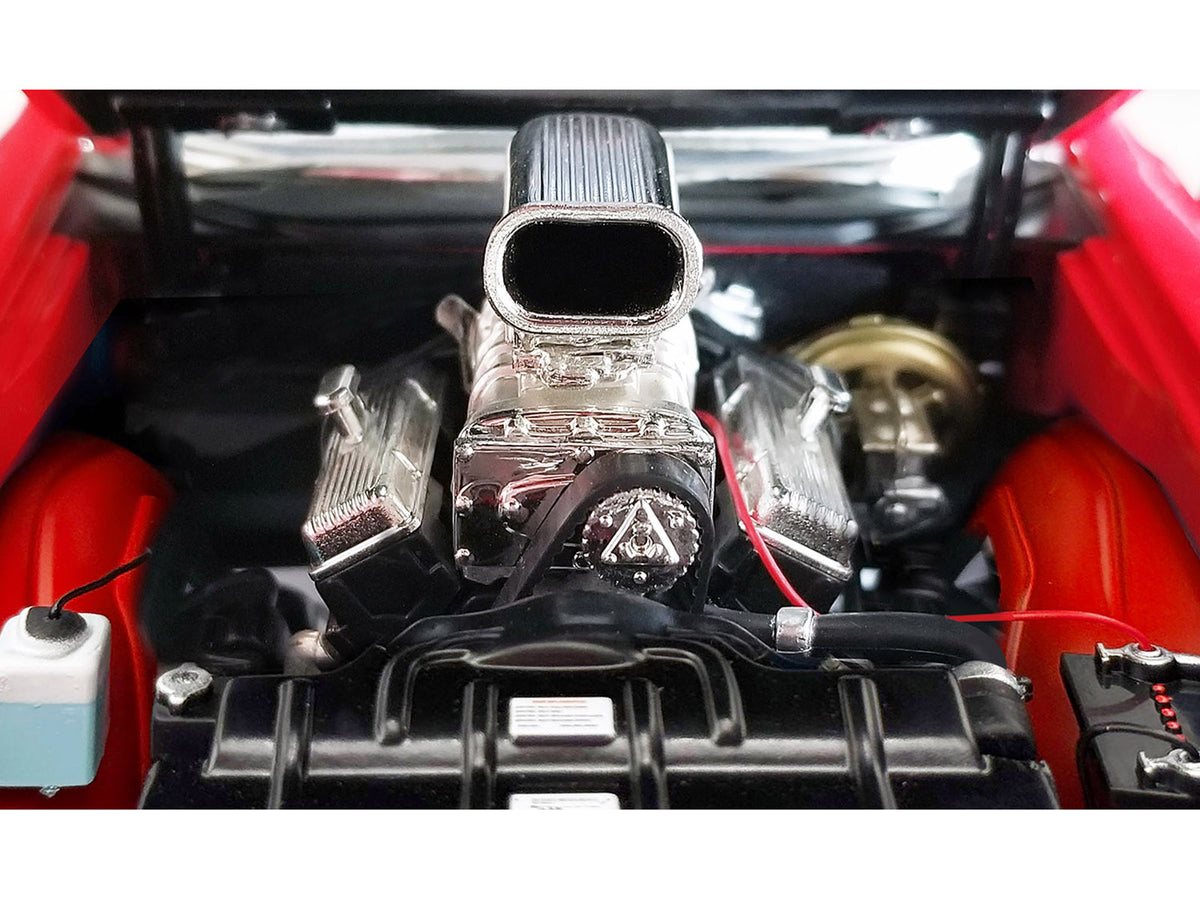 Blown 455 Engine and Transmission Replica from "1970 Oldsmobile 442 W30 W-Machine" 1/18 Model